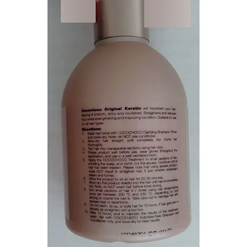 Cocochoco professional - Hair straightening product