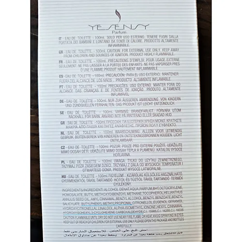 YESENSY - Eau de toilette