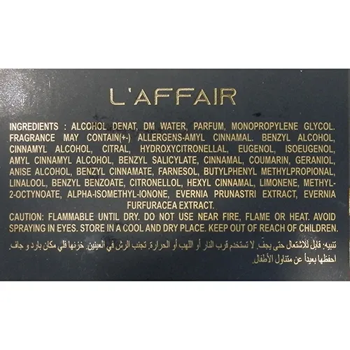 L'AFFAIR - Perfume