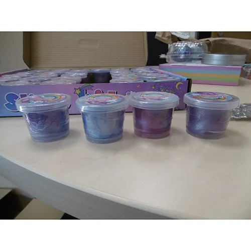 Set of 30 plastic pots of toy slime. Product sold online, in particular via Amazon (ASIN: B0DBZN9NKB).