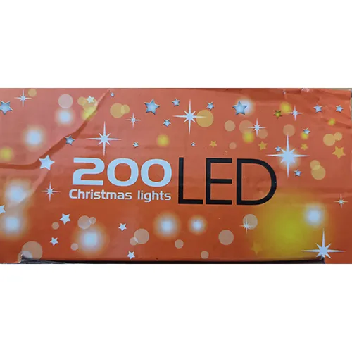 Lighting chain with non-replaceable LED light sources and a device for changing lighting modes.