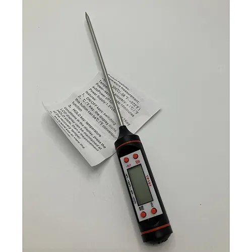4-button digital kitchen thermometer, approximately 40 cm in length.