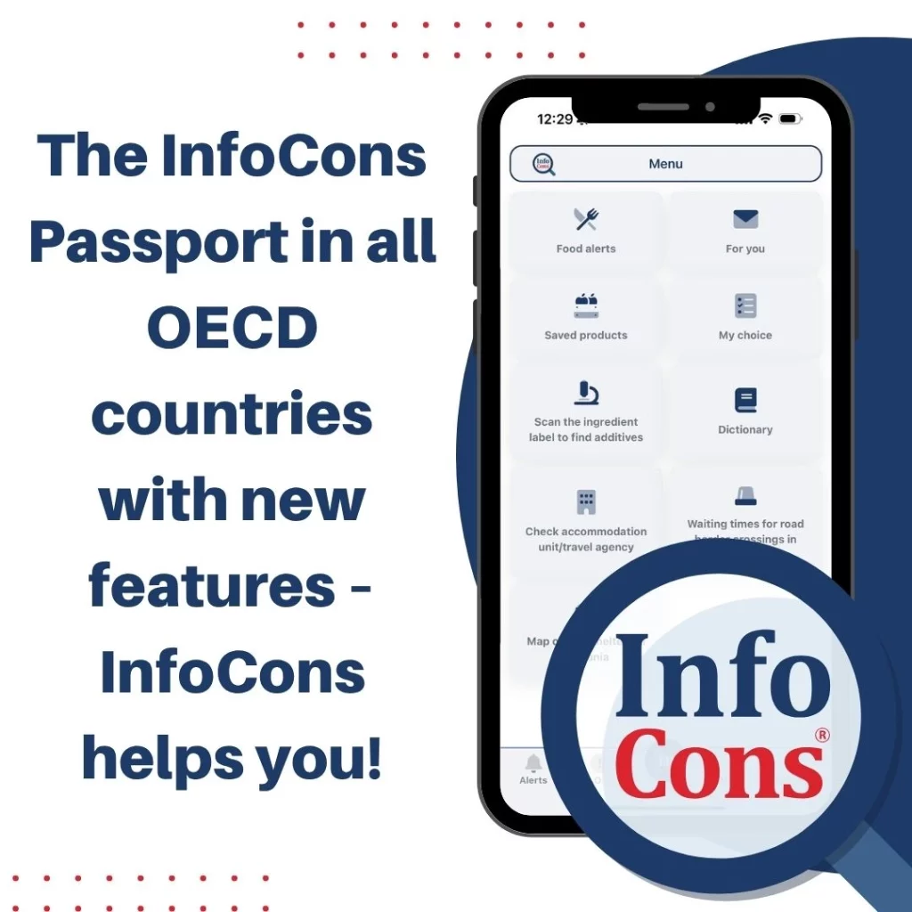 The InfoCons Passport in all Organization for Economic Co-operation and Development - OECD countries with new features – InfoCons Consumers Protection helps you!
