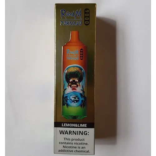 Disposable electronic cigarette, with a volume of 30 ml and 9000 puffs.