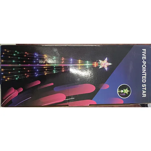 Lighting chain, equipped with white LEDs and transparent insulated wire.