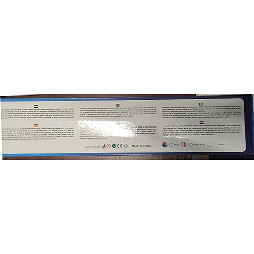 Lighting chain, equipped with white LEDs and transparent insulated wire.