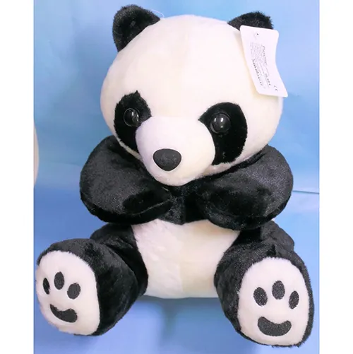 Soft toy in the shape of a panda.