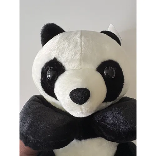 Soft toy in the shape of a panda.
