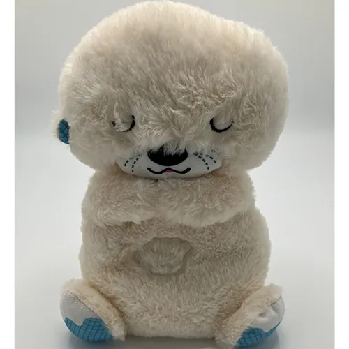 Otter plush toy with electrical functions (movement and sound). Product sold online, in particular via cutetopia.se.