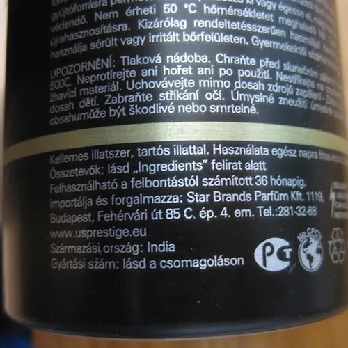 U.S. PRESTIGE - Body spray