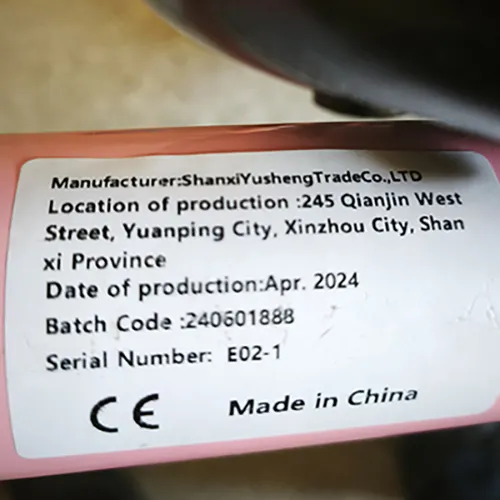 Tricycle, available in pink and blue colour. Date of manufacture: April 2024. Product sold online, in particular via Temu (unique identification numbers:601099671271616 and 601099682159668).