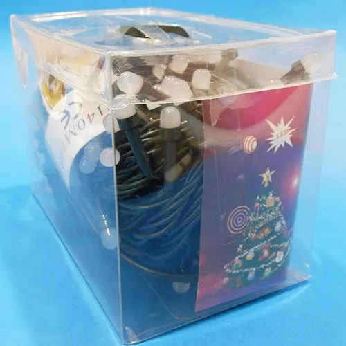 String-shaped decorative lighting chain with an 8-function flashing unit and a socket-outlet that can be expanded with additional members.