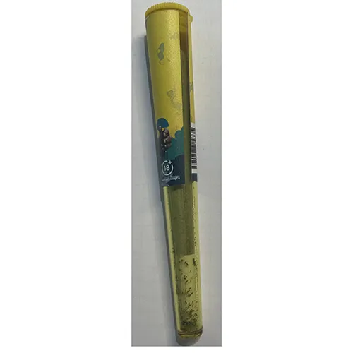 Herbal smoking product, rolled into a cigarette (joint) shape. 10-OH-HHC. Product sold online, in particular via heavenshaze.com.