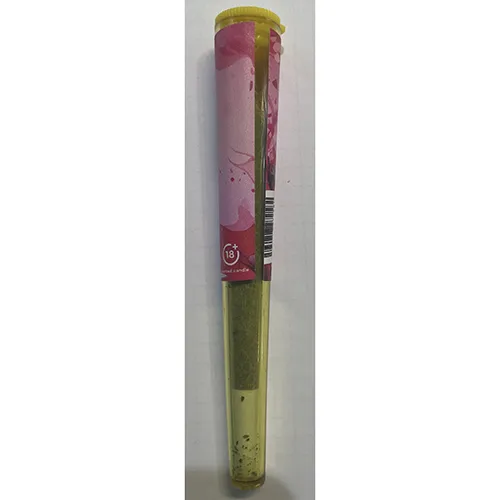 Herbal smoking product, rolled into a cigarette (joint) shape. Product sold online, in particular via heavenshaze.com.