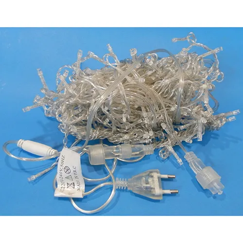 Expandable decorative lighting chain, 205cm x 155cm, shaped like a curtain. Technical data: 220-240 V; 50Hz/60Hz; 13 W, Class 0.