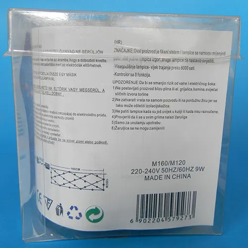 Mesh-shaped decorative lighting chain with non-replaceable LED lights and a flashing control unit, 1.2m x 1.6m.