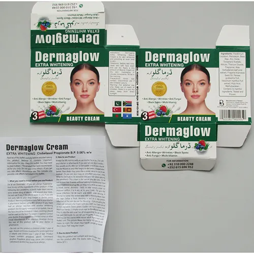 Skin lightening cream.