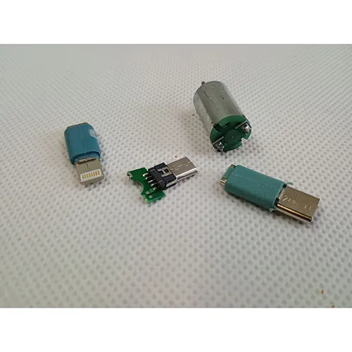 Small USB fan of black colour with two types of connectors included. The fan can be attached to a mobile phone. Product sold online, in particular via www.nay.sk.
