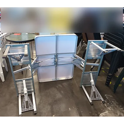 Seating, folding furniture and tables for camping.