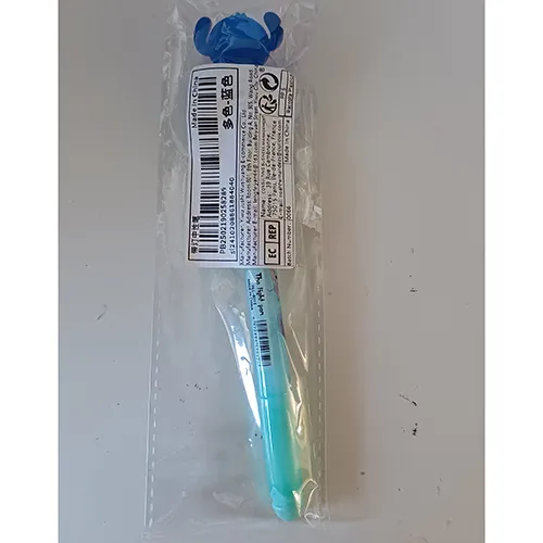 Toy pen with LED light. Product sold online, in particular via SHEIN.