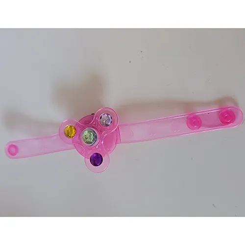 Set of fidget spinner bracelets with LED light. Product sold online, in particular via AliExpress (Product number: 1005007358955818).