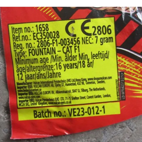 Vulcan Europe - Fireworks