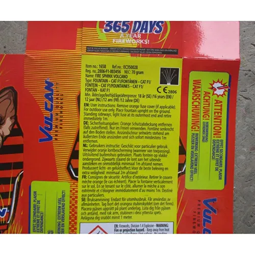 Vulcan Europe - Fireworks