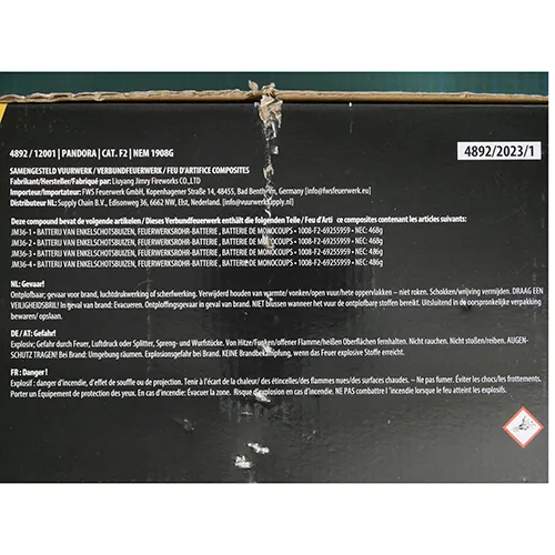 Supply Chain B.V. - Fireworks