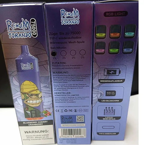 RENdM TORANDO - Disposable electronic cigarette