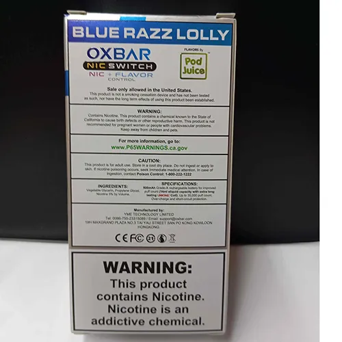 OXBAR - Disposable electronic cigarette