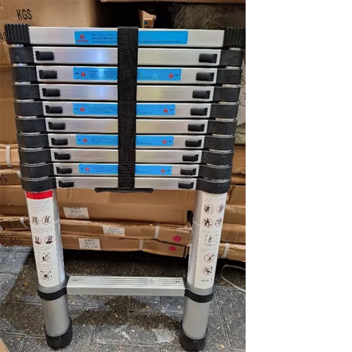 A telescopic, 3.2 metres ladder.