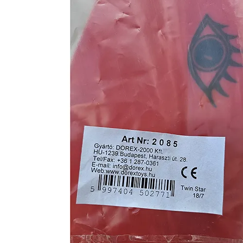 Freestanding plastic slide, 2 m high. The slide has steps leading to the seating area.