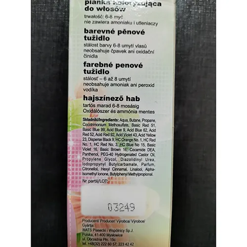 Wats élysée - Hair colouring mousse