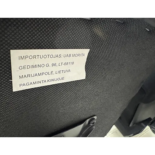 Office chair for domestic use with a soft seat, backrest and armrests. The base of the chair is metal, star-shaped with 50 mm plastic wheels. The chair has seat height adjustment, seat-back swing, chair tilt tension mechanism and adjustment functions.