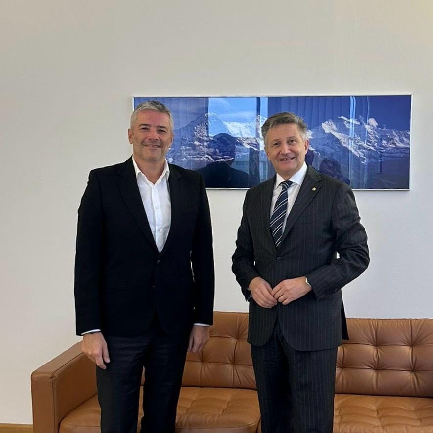 Meeting between Sorin Mierlea, President of InfoCons Consumer Protection, and His Excellency Mr. Massimo Baggi, Ambassador of the Swiss Confederation to Romania
