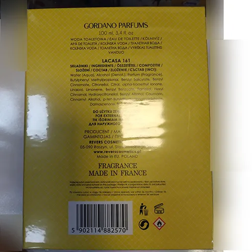 GORDANO PARFUMS - Eau de toilette