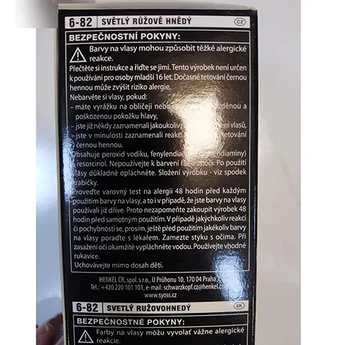 Schwarzkopf & Henkel - Hair dye