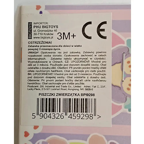 BIGTOYS - Plastic toy