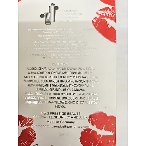 Naomi Campbell - Eau de toilette