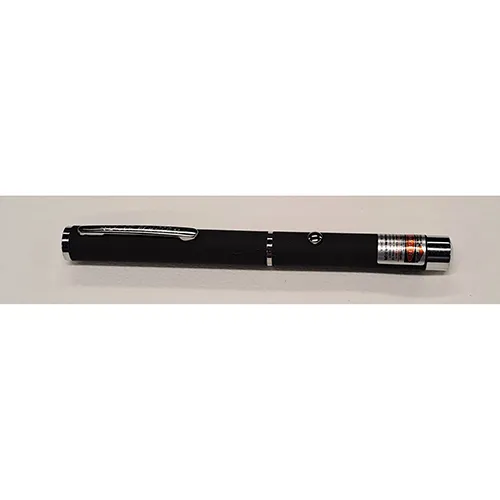 Laser pointer with a red light and laser function. Product sold online, in particular via www.electrocabin.com.