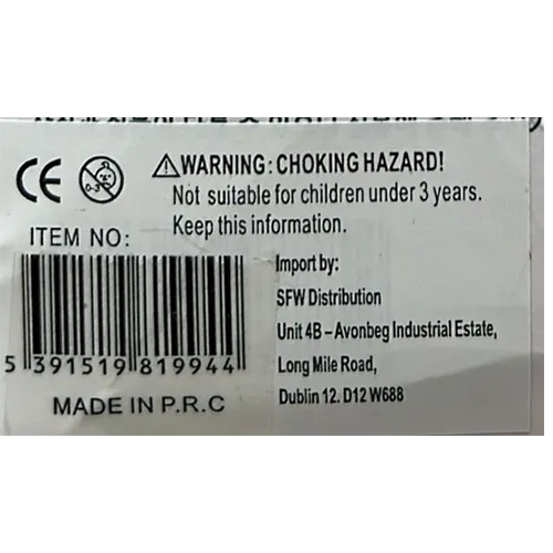 Soft toy in the shape of a Labubu-like monster with a metal ring. Part of the 