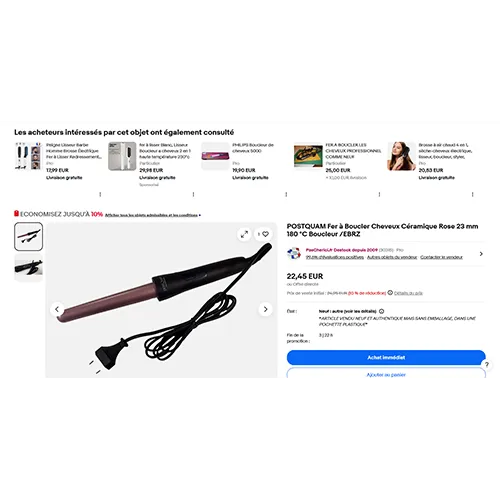 postQuam PROFESSIONAL - Hair curler