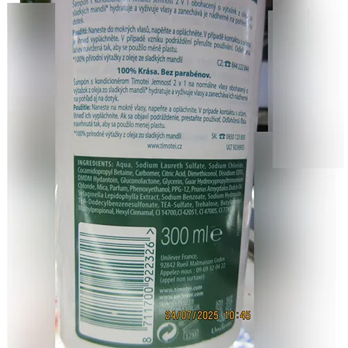 Timotei - Shampoo and conditioner