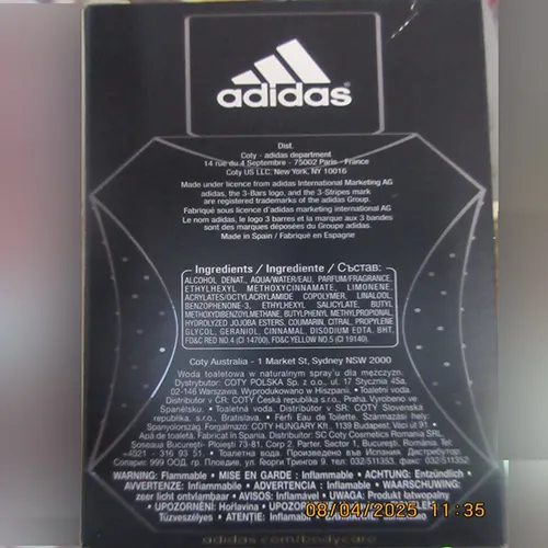 Adidas - Eau de toilette