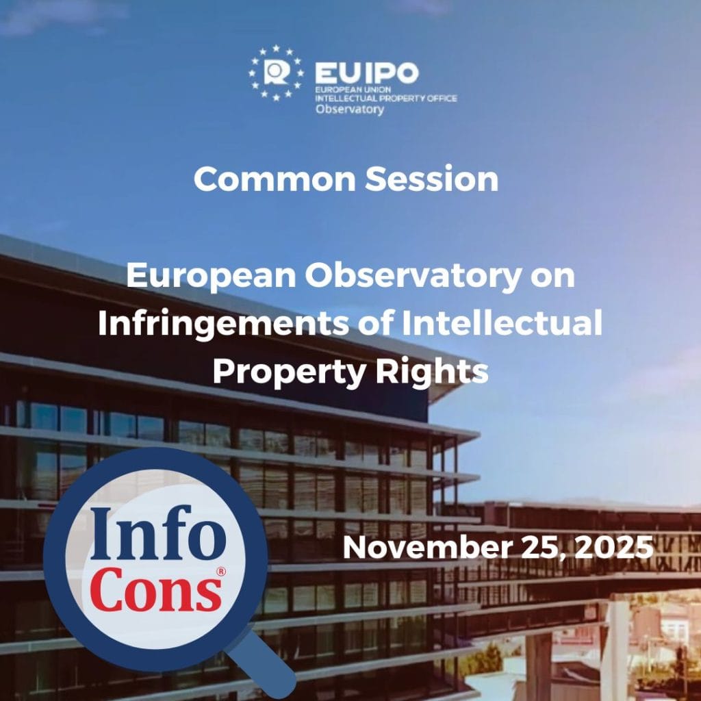 Sorin Mierlea , President of InfoCons Consumer Protection , is participating in the Common Session of the Working Groups within the EUIPO Observatory