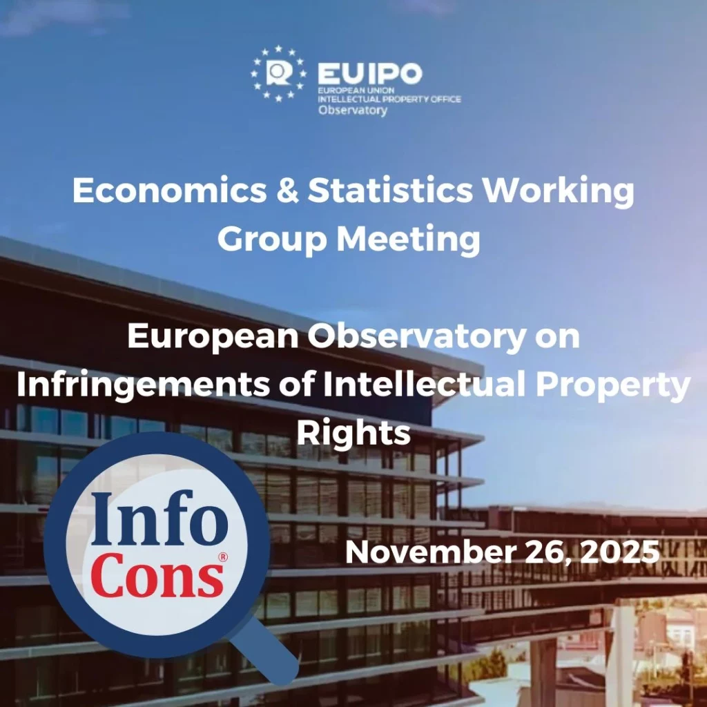 Sorin Mierlea , President of InfoCons Consumer Protection , is participating in the Economics & Statistics Working Group Meeting of the EUIPO Observatory