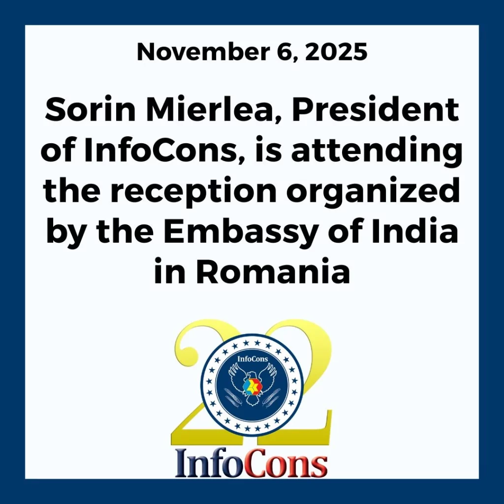 Sorin Mierlea , President of InfoCons Consumers Protection , is attending the reception organized by the Embassy of India in Romania