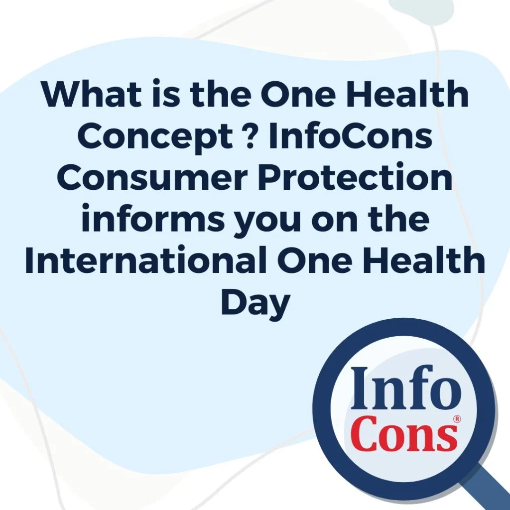 What is the One Health Concept ? InfoCons Consumer Protection informs you on the International One Health Day