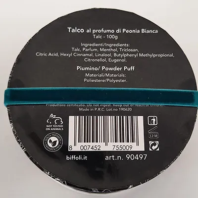EMANUELA BIFFOLI - Talcum powder