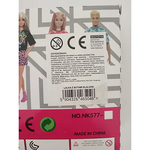 BIGTOYS - Plastic doll